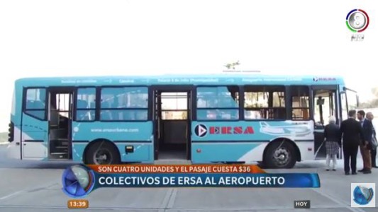 Comenzó a circular el Aerobus