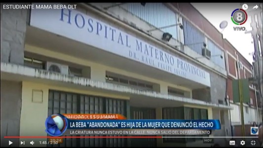 SUPUESTAMENTE HALLÓ LA BEBA EN LA CALLE, PERO ERA SU HIJA