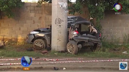 Tres precoces delincuentes fueron detenidos tras persecución y choque en Inaudi
