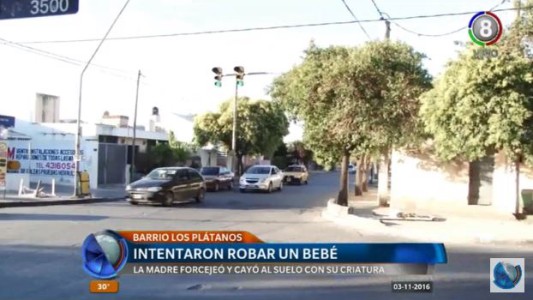 Intentaron robar un bebé en barrio Los Plátanos