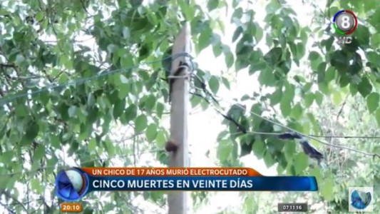 Cinco muertes por electrocución en veinte días