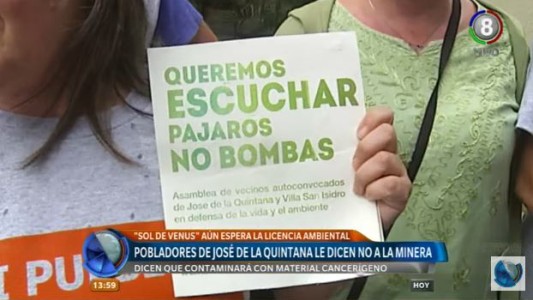 Vecinos se oponen a la instalación de la cantera "Sol de Venus"