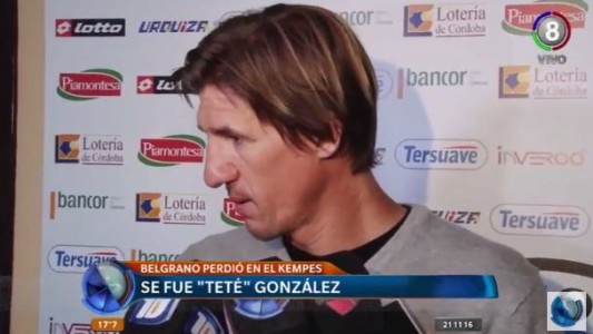 Teté González dejó de ser el DT de Belgrano