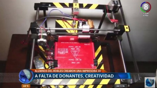Distinguen a alumnos que crearon un prototipo de impresora 3D