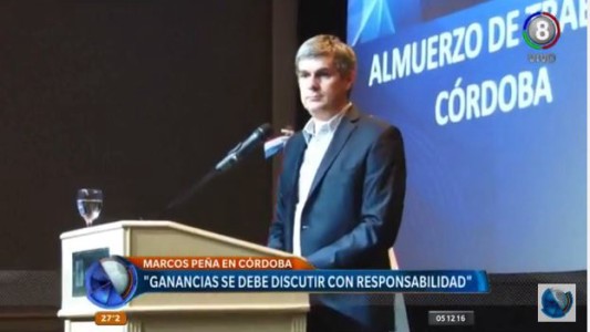 Marcos Peña: "Ganancias se debe discutir con responsabilidad"