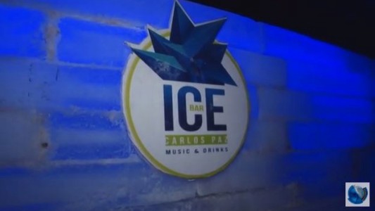 Carlos Paz: El primer bar de hielo que en pleno verano refresca con 10 grados bajo cero