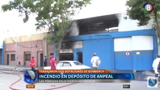 Se incendió un depósito en barrio General Paz