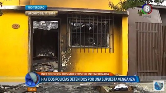 Policías detenidos e imputados por incendio intencional en Rio Tercero