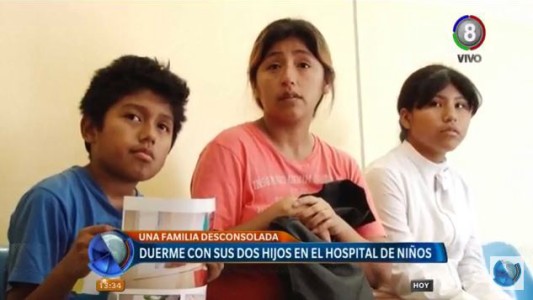 Son de La Rioja y como no tienen recursos viven en el Hospital
