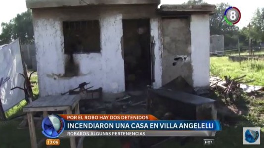 Por venganza, no se conformaron con robarles, les quemaron la casa