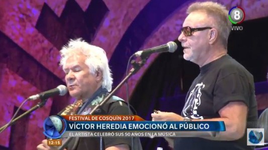 Víctor Heredia conquistó la última luna de Cosquín 2017