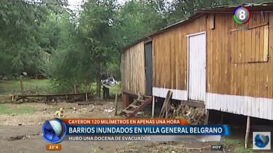Otro temporal afectó a Villa General Belgrano