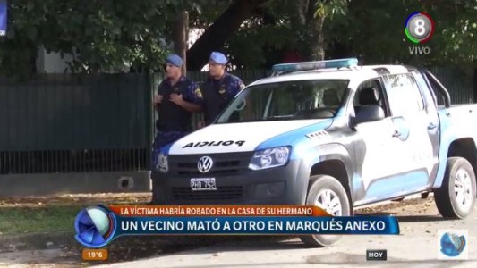 Vecino mató de un cuchillazo a otro vecino en Marqués de Sobremonte
