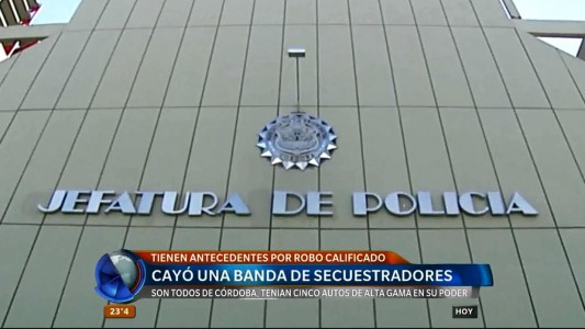 Cayó una banda de secuestradores con frondosos antecedentes