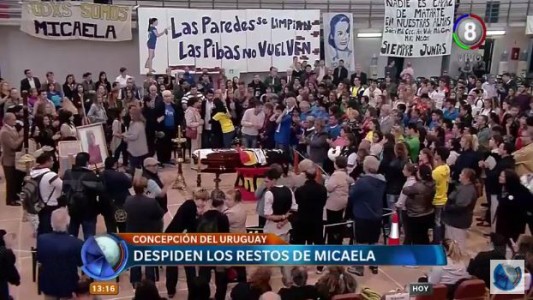 El último adiós a Micaela García