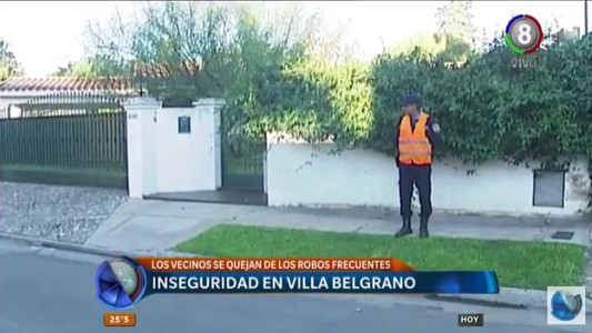 Villa Belgrano: La queja permanente por los recurrentes episodios de inseguridad