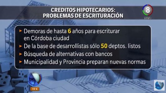 Créditos hipotecarios y el drama de la escrituración