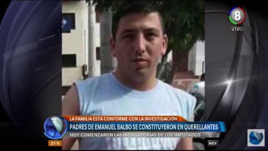 La familia de Emanuel Balbo se presentará como querellante