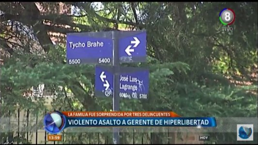 Violento robo al gerente del HiperLibertad