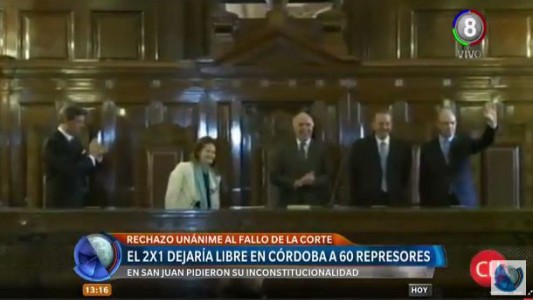 Rechazo al fallo de la corte: En Córdoba, el 2x1 dejaría libre a 60 represores