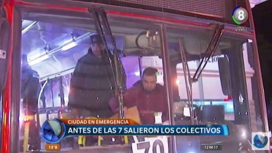 Con custodia, así salían las unidades del plan de contingencia