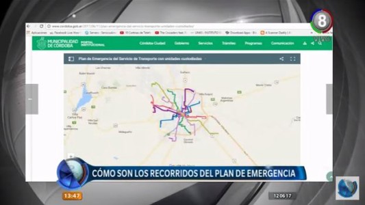 ¿Cómo consultar los recorridos del plan de contingencia?