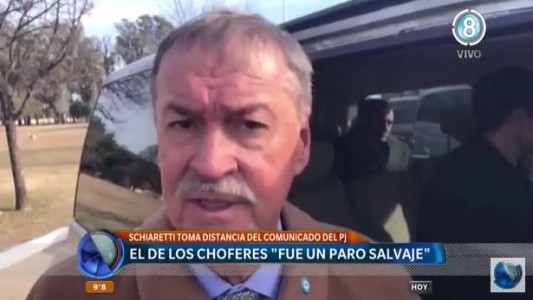 Schiaretti tras el comunicado del PJ: "Fue un paro salvaje"