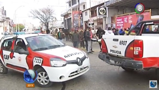 Protesta de carreros a mitad de camino