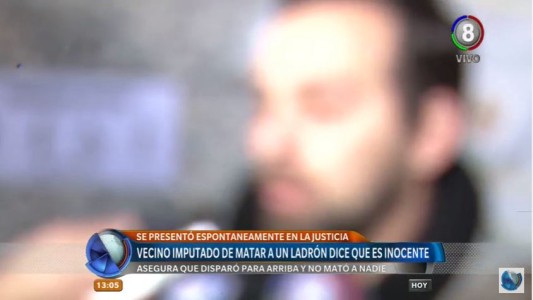 El acusado de matar a un delincuente, dijo que disparó al aire