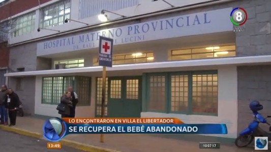 Evoluciona favorablemente el bebé abandonado en un basural