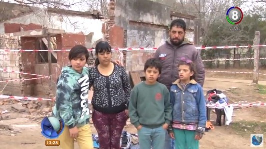 Se les derrumbó el techo de la casa y perdieron todo