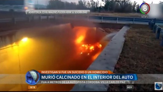 Tras morir calcinado, investigan si fue homicidio o suicidio