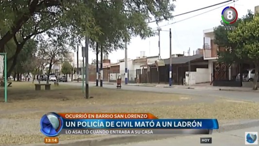 Policía de civil abatió a presunto ladrón en barrio San Lorenzo