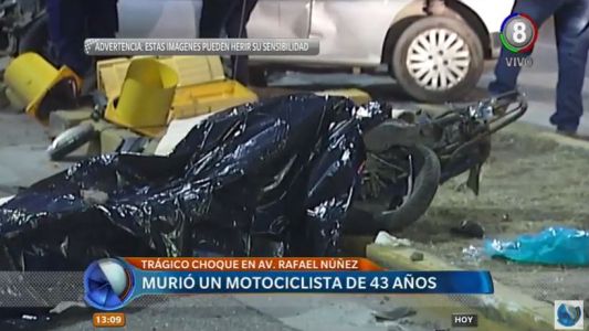 Un motociclista murió en trágico choque sobre avenida Rafael Núñez