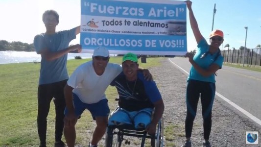 Historia de vida: Perdió sus piernas en un accidente y ahora representará a la Argentina en el mundial de para canotaje