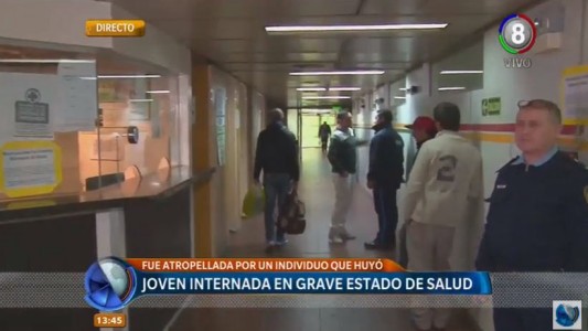 Esta grave una joven atropellada y abandonada en avenida Vélez Sarsfield