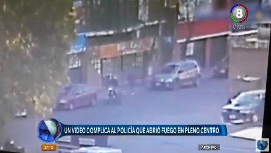 Video complica al policía que abrió fuego en pleno centro