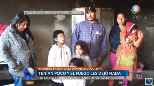 Una familia de Villa Urquiza perdió todo tras incendiarse su casa