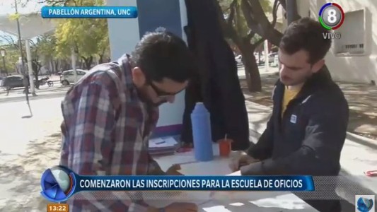 Continúa la inscripción para la escuela de oficios de la UNC
