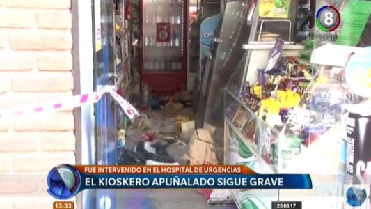 Continúa grave el comerciante apuñalado en Nueva Córdoba