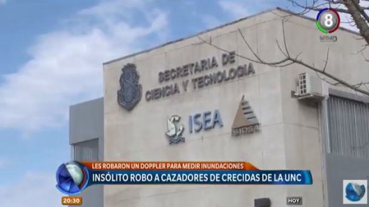 Robaron valioso monitor de crecidas de un laboratorio de la UNC