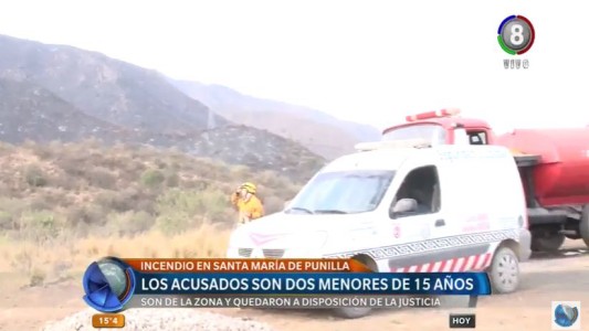 Bomberos controlaron incendios en Punilla