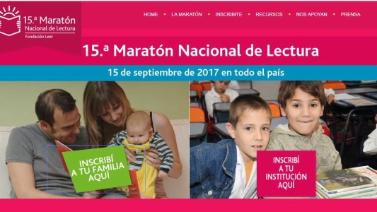 Sumate y colaborá con la Maratón Nacional de la Lectura