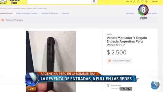 Partido Argentina Vs. Perú Cuidado con la reventa de entradas en Internet