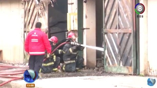 Voraz incendio en el Mercado de Abasto