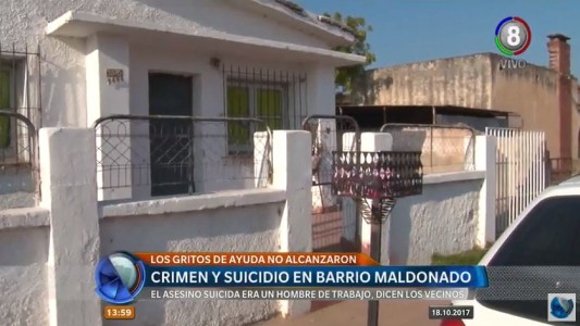Conmoción en barrio Maldonado: El marido la mató a mazazos y luego se suicidó