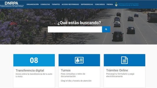 Desde el 1 de noviembre descuento del 20% en transferencia del automotor vía web