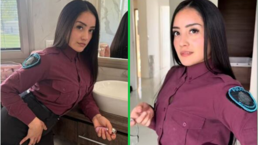 Policía suspendida por grabar videos “hots” con el uniforme y viralizarse en redes