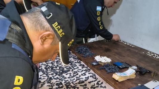 Rastrearon un celular robado y desbarataron una banda narco en B° San Alberto