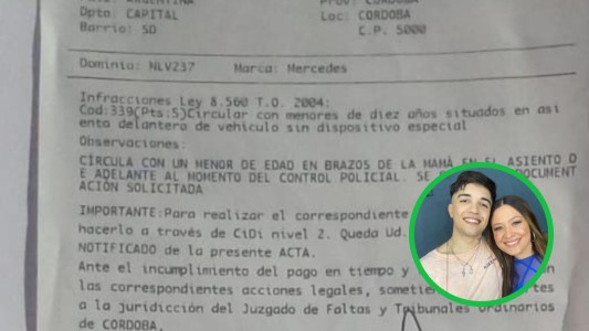 Simón Aguirre y Valentina Márquez se negaron a firmar una multa vial en la autopista